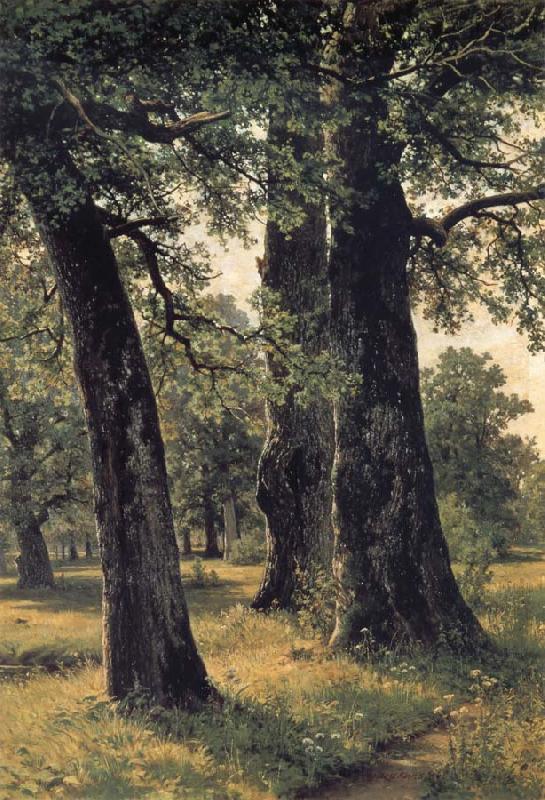 Ivan Shishkin Oak Norge oil painting art